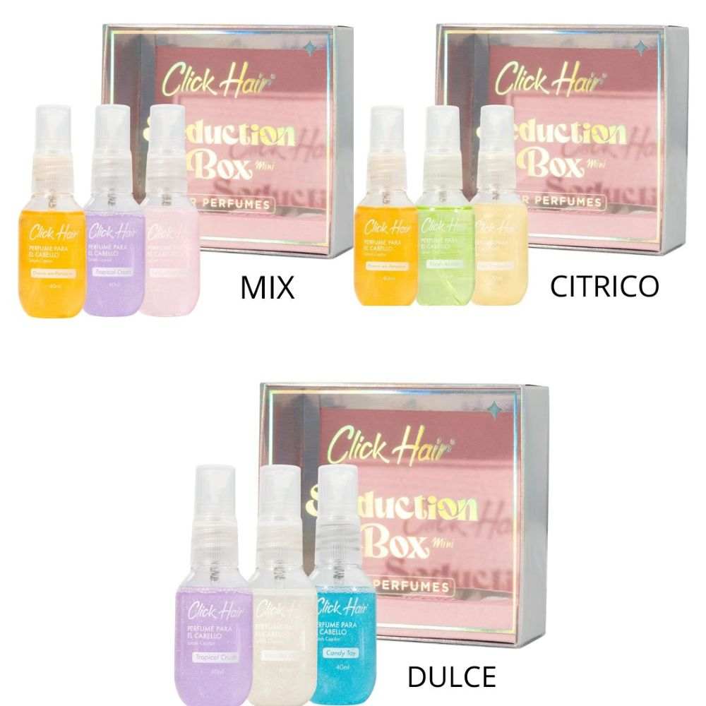 Kit mini perfumes cítricos 40 ml x 3 unidades