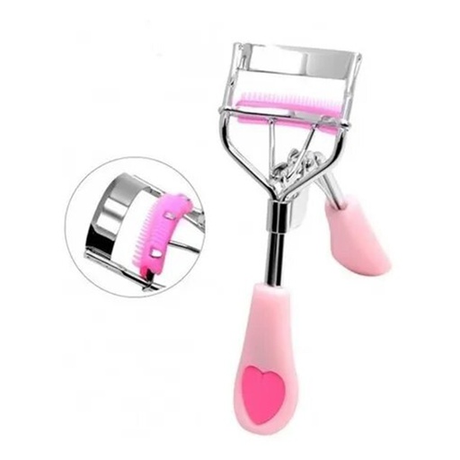 ENCRESPADOR DE PESTAÑAS MANGO ROSADO CORAZON