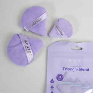BORLAS TRIANGULARES X3 LILA